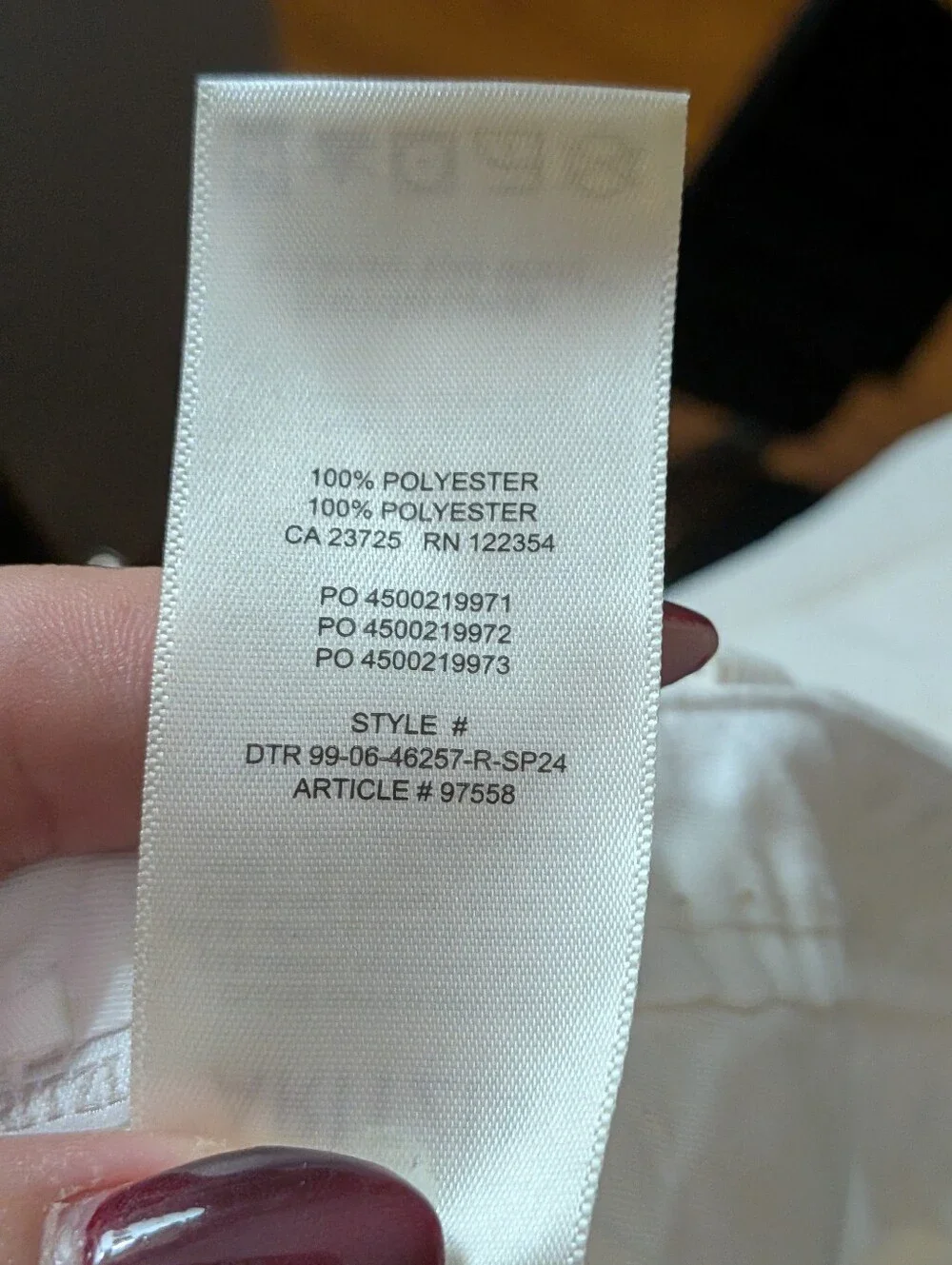 Aritzia The Effortless Pant Cropped Crepette Ivory Wide Leg Size 12 - Picture 5 of 5